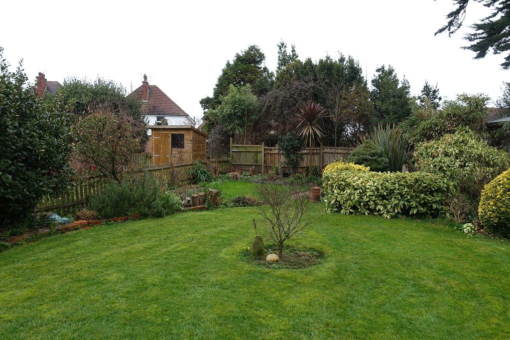 South facing garden.